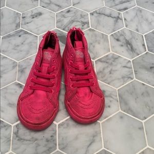 Electric pink Vans